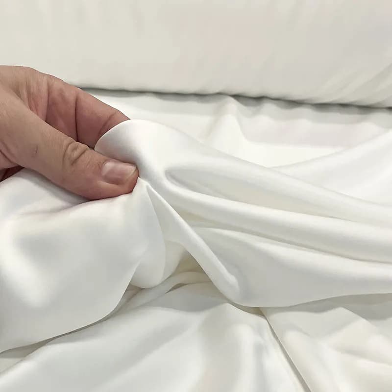 Tecido Cetim Bucol branco 3 metros Tecido para vestidos