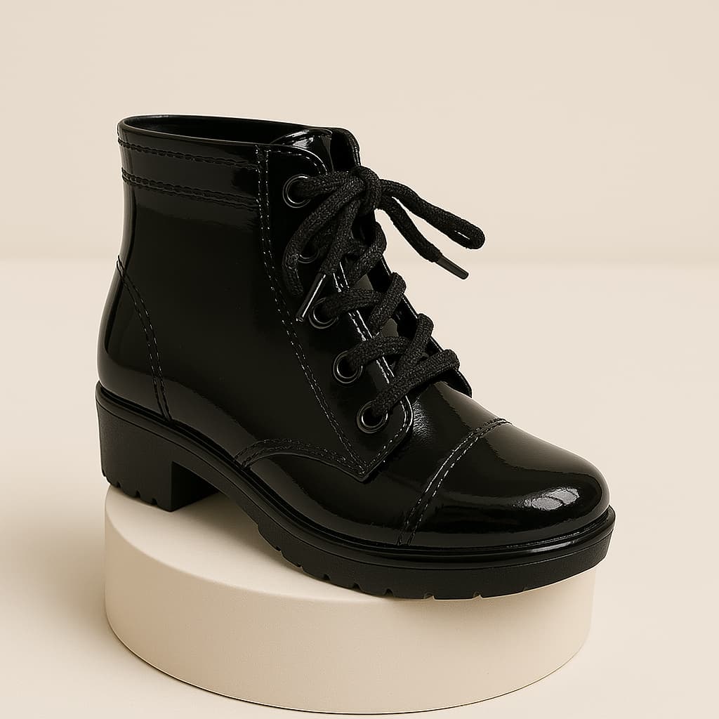 Bota Galocha Coturno Infantil Menina Lançamento