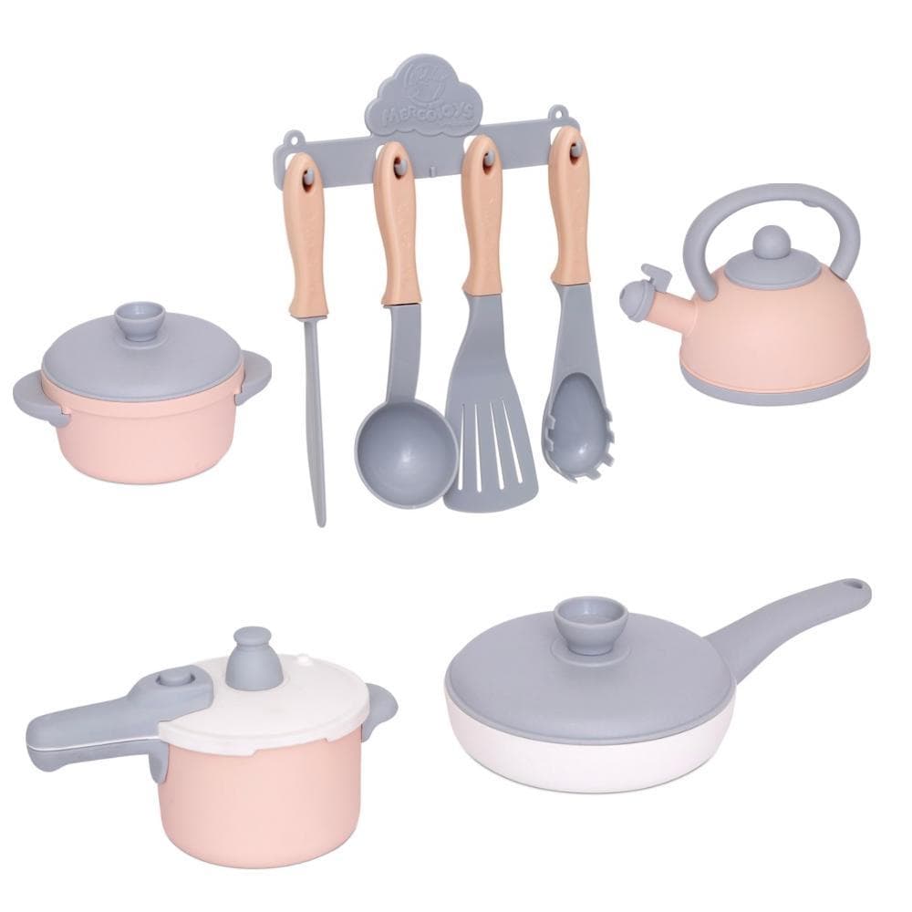 Conjunto de Panelinhas e Utensílios de Brinquedo-Diversão Garantida!