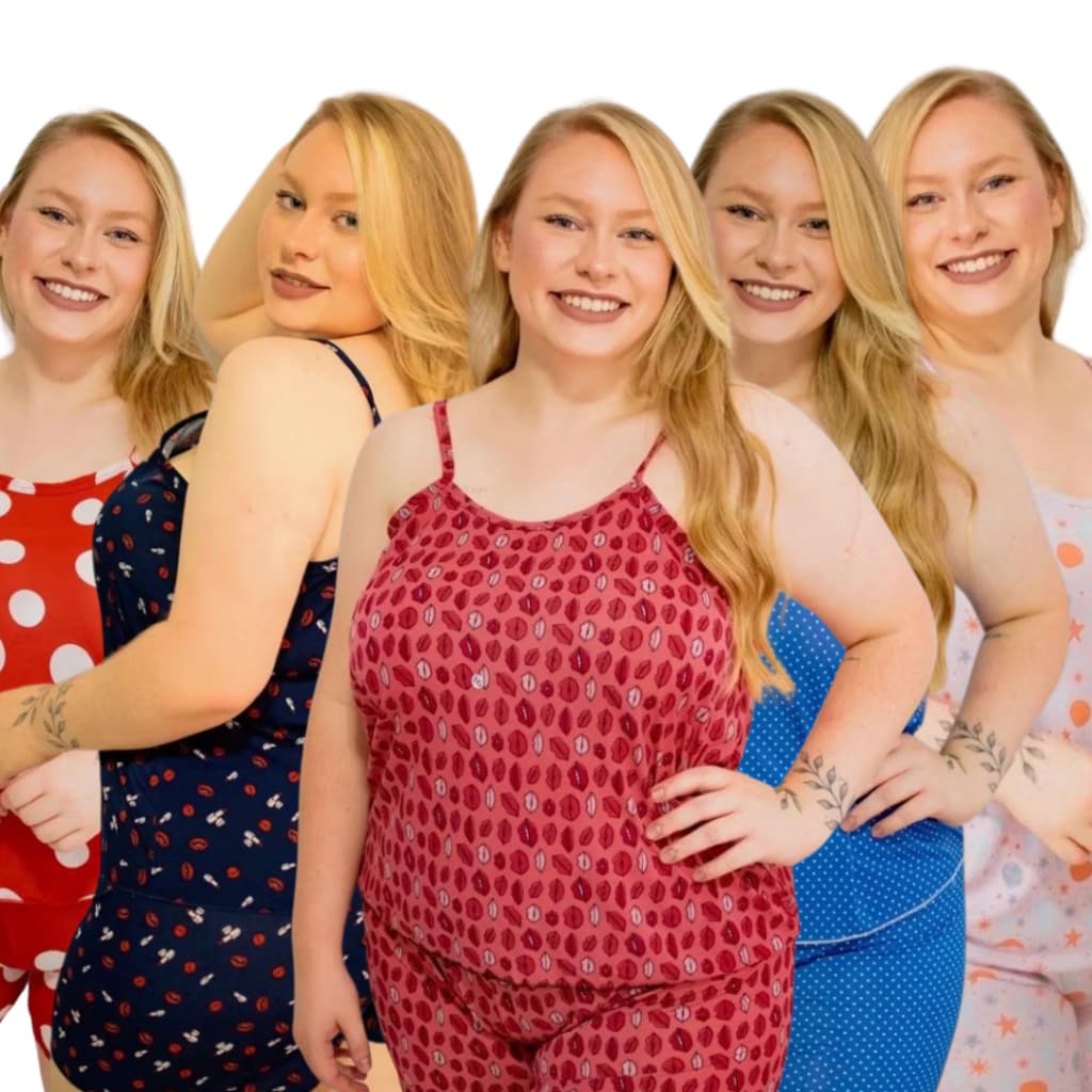 KiT 5 Pijama Plus Size Baby Doll Conforto Linha Noite Short Doll Microfibra Blusa Feminina Mulher Dormir Melhor Preço