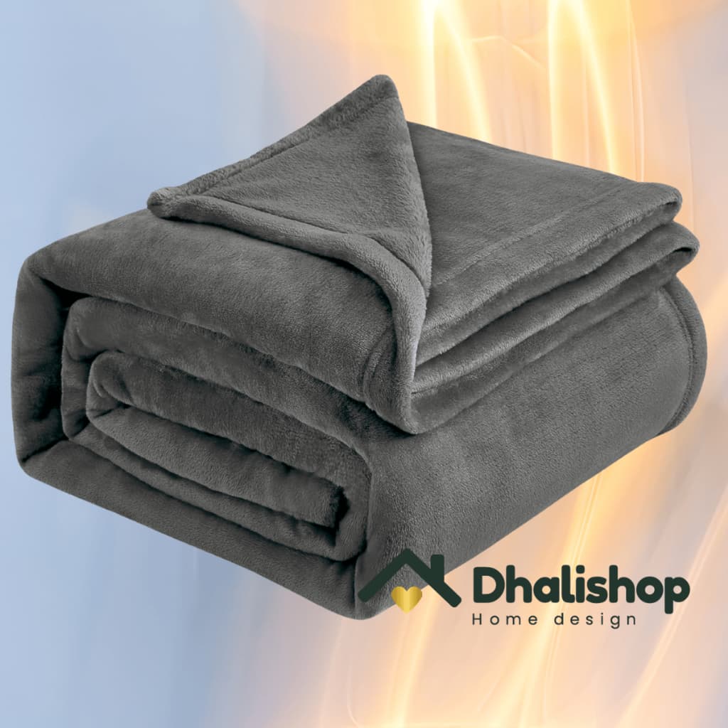 Manta Casal Microfibra 2,00x1,80Mt Lisa Várias Cores