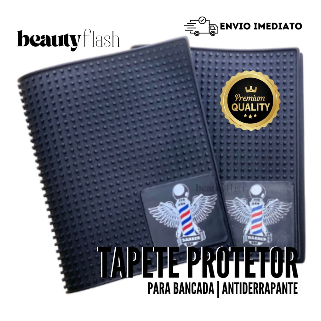 Tapete Protetor Bancada Emborrachado Antiderrapante Barbeiro