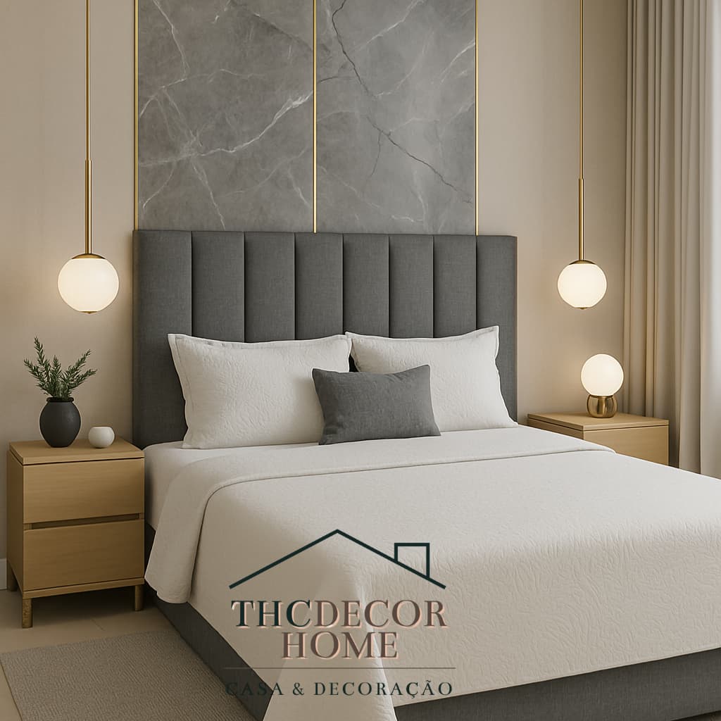 Kit Cabeceira de Cama Box 60x20cm Retângular - Varios Tamanhos