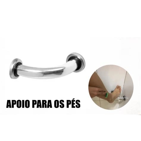 Barra de Apoio de Canto Para apoio dos Pés