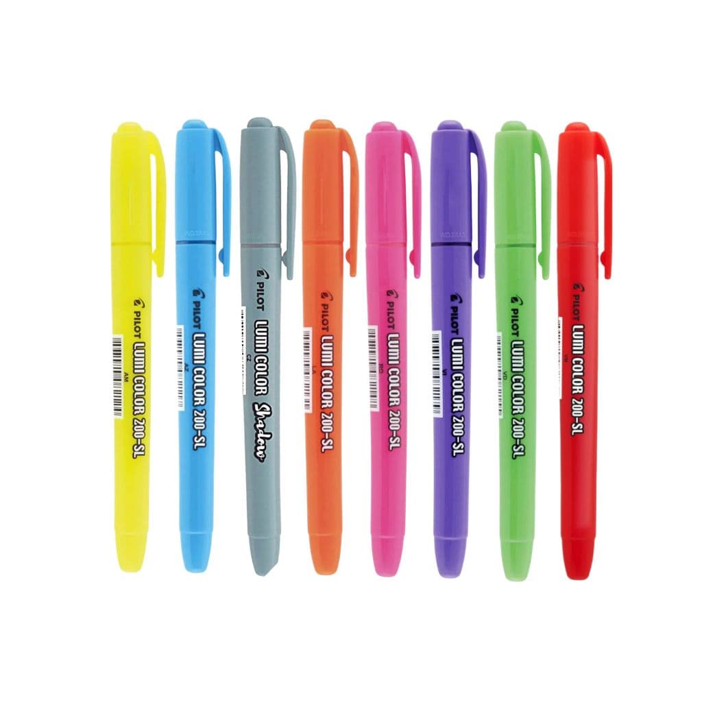 Caneta Marca Texto Lumi Color 200-SL e Shadow (Tons Neon) - Pilot