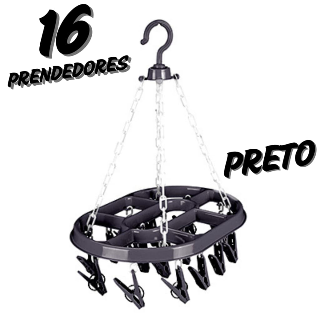 Varal de Roupa Intima Para Calcinha Meia Cueca 16 Prendedores