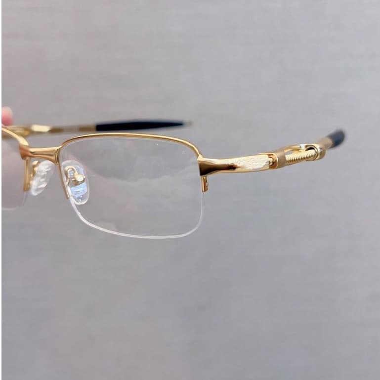 Óculos Armação de Descanso Metal Mola Sem Grau Lupa Descanso Mola