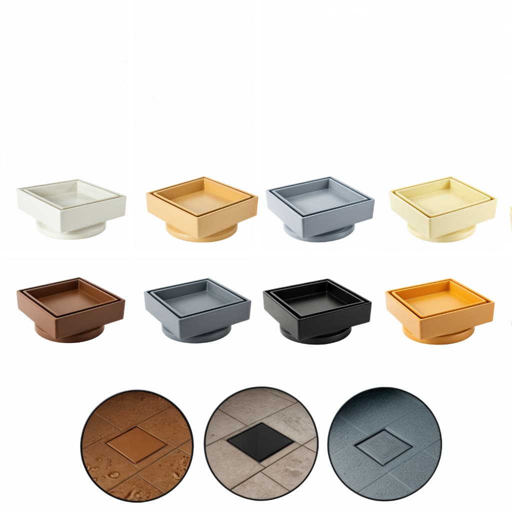 Ralo Invisível Oculto 10x10 Invisível Inteligente Piso/Porcelanato