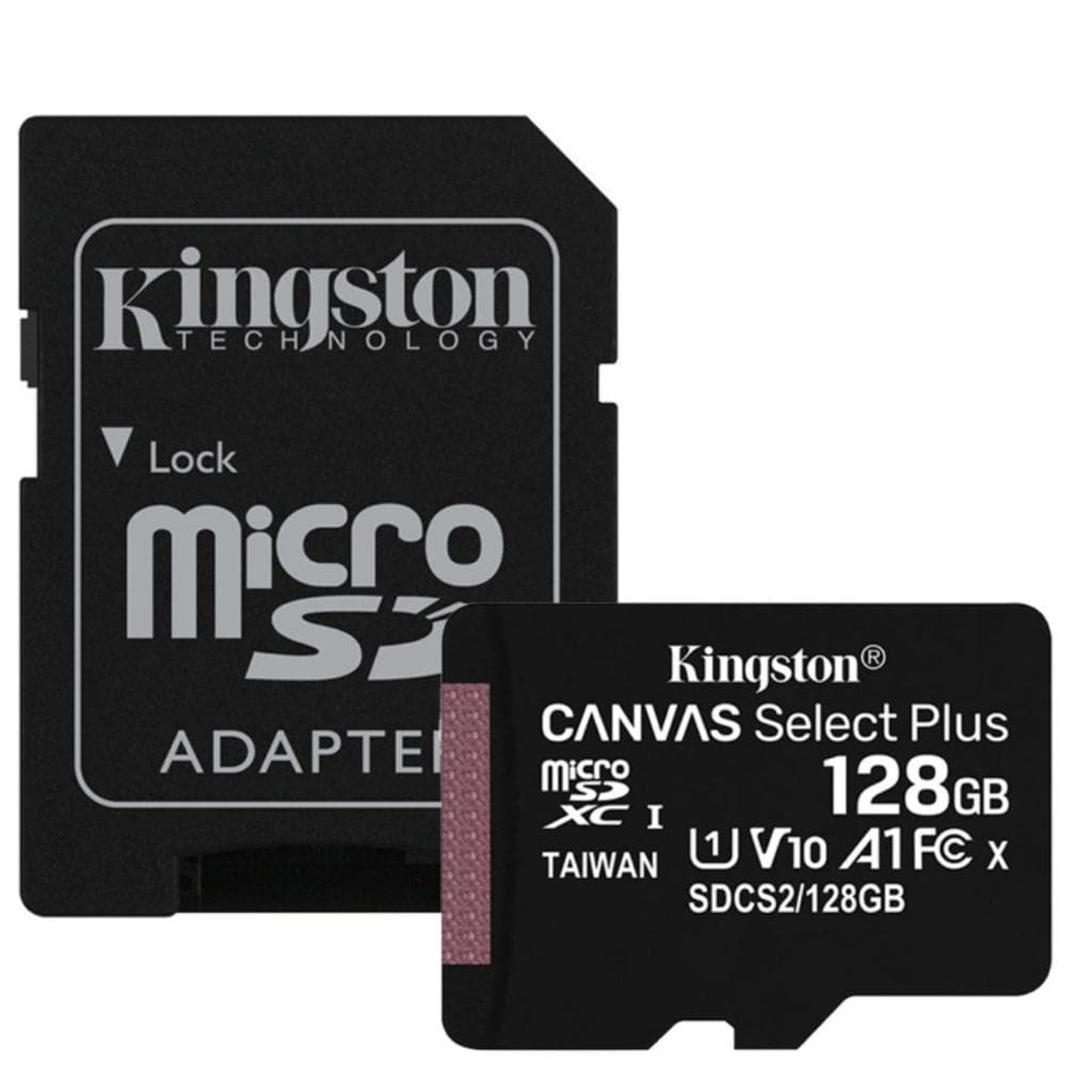 Cartão de memória 64Gb KIngston Micro Sd Canvas Select Plus A1