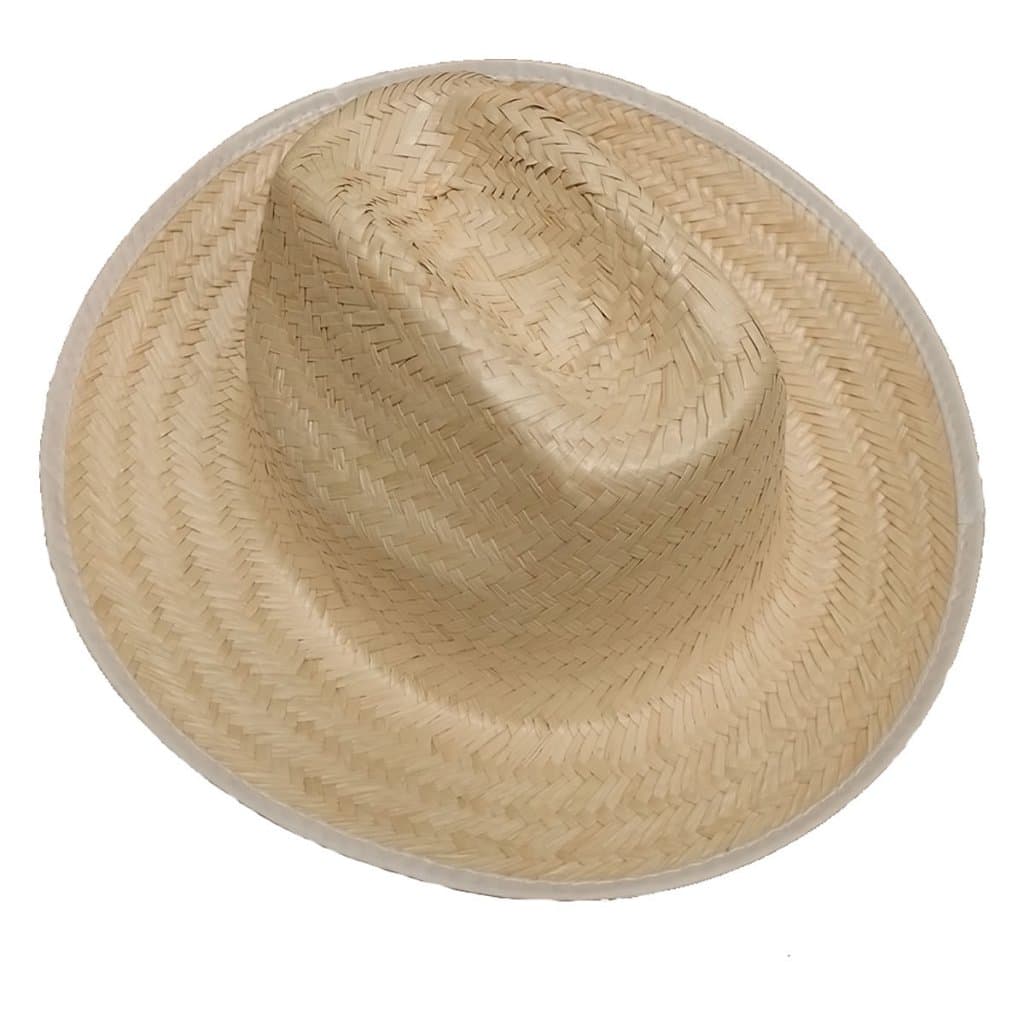 Kit 10 Chapéus de Palha Caipira Festa Junina Adulto