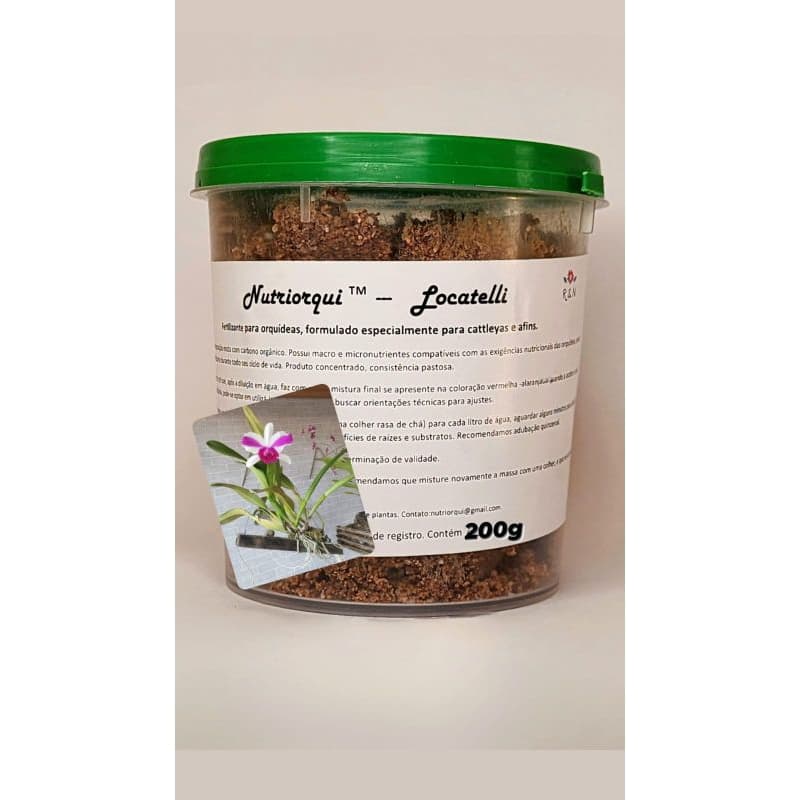 Nutriorqui Locatelli fertilizante completo para orquídeas 200 Gr.