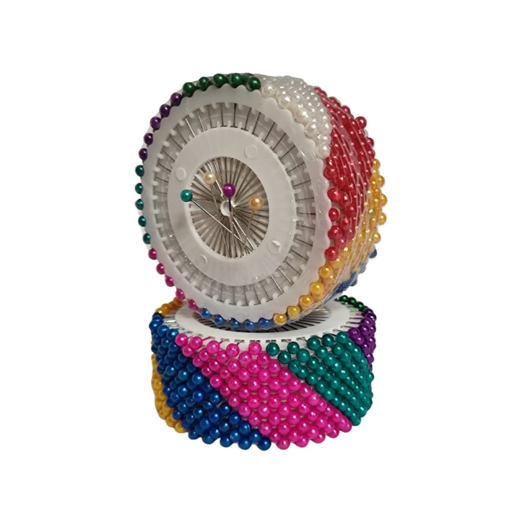 Alfinete cabeça colorida 35mm - kit 12 discos c/ 480 unidades