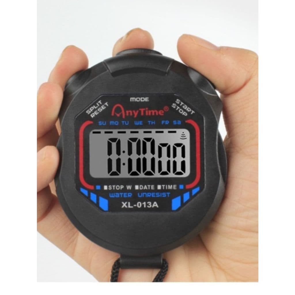 Cronômetro Digital 1/1000 à Prova D'Água Com Funções Timer Memória