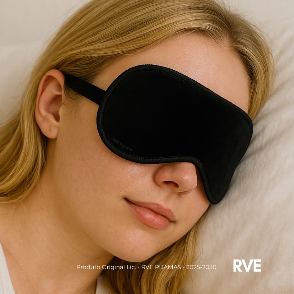 Tapa Olho Kit Máscara de Dormir Confortável Viagem e Uso Noturno Sono Prolongado Sleep Quality