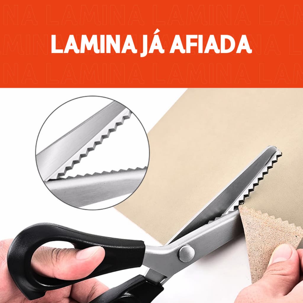 Tesoura de Picotar Tecidos - BC