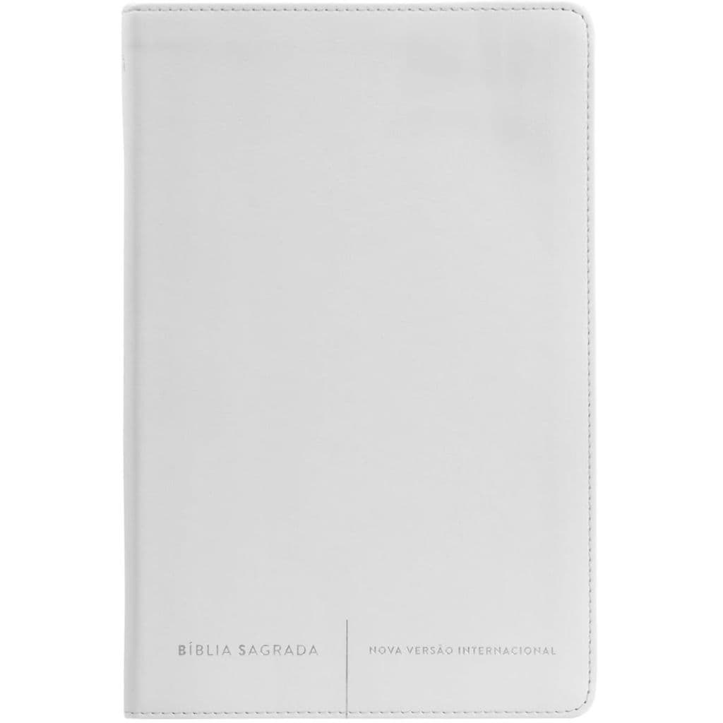 Bíblia Sagrada Slim | Capa Luxo | NVI | Branca