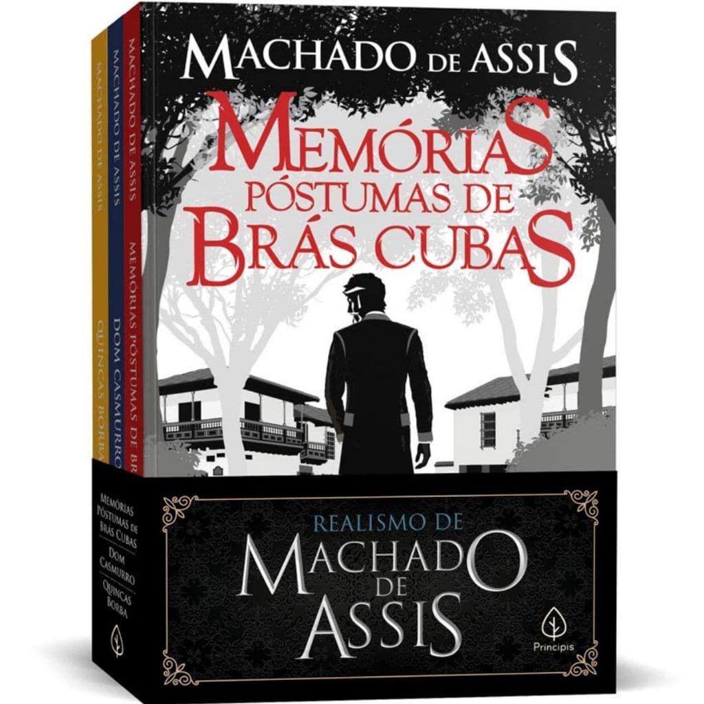 Kit 3 Livros Realismo de Machado de Assis