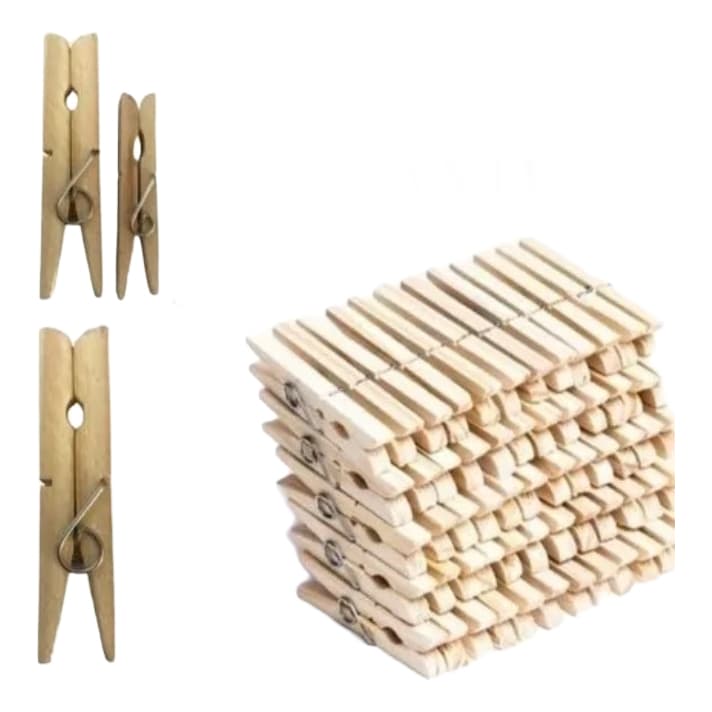 60 Prendedor de Madeira Grande GIGANTE Pregador Roupas Varal