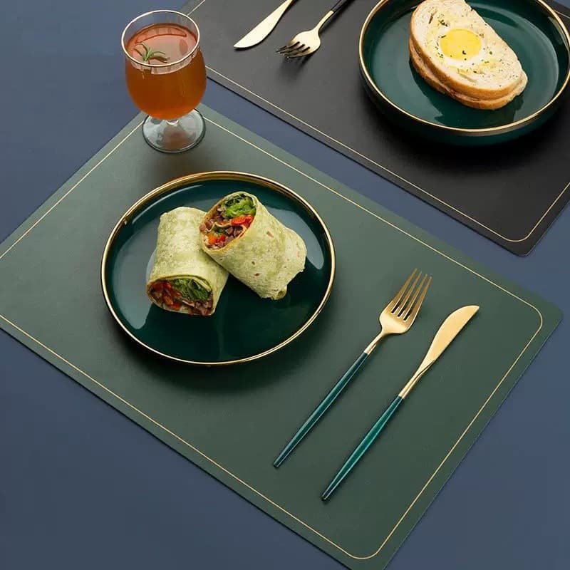 Jogo 2/4/6Pec Americano PVC De COURO ORIGINAL30cm×45cm, BOA QUALIDADE!!!