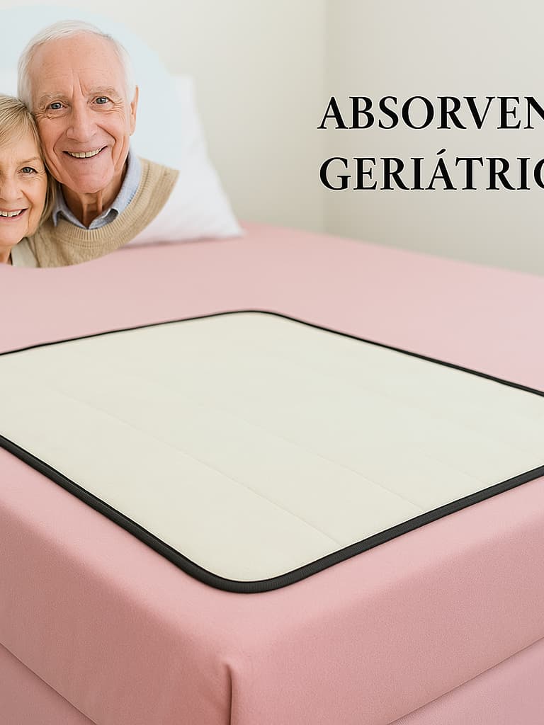 Protetor geriátrico lavavel para colchão, Protetores de Colchão para Idosos, Alta Absorção 1 unidade
