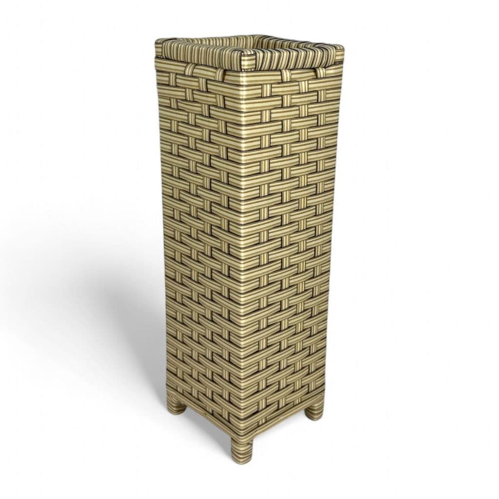 Vasos Coluna Artesanal Decorativo para plantas flores em fibra sintética Presente mães pascoa casa Decor jardim