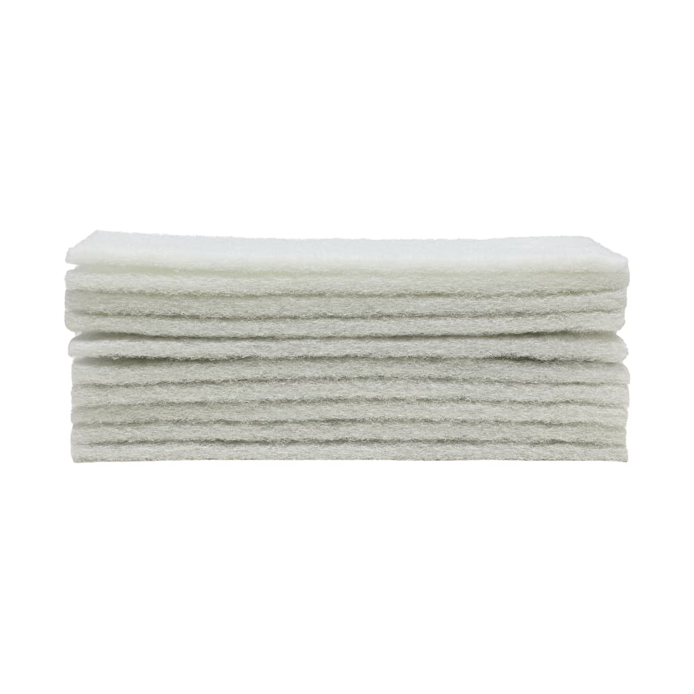 Fibra Leve Branca Profissional Limpeza Delicada – Não Risca Superfícies Sensíveis – Pacote com 10 Unidades Duráveis