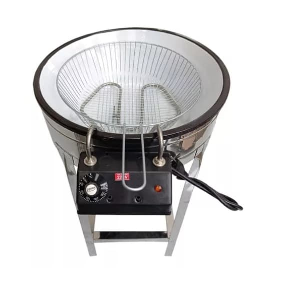 Tacho Elétrico Esmaltado 7 Litros Com Suporte Cavalete