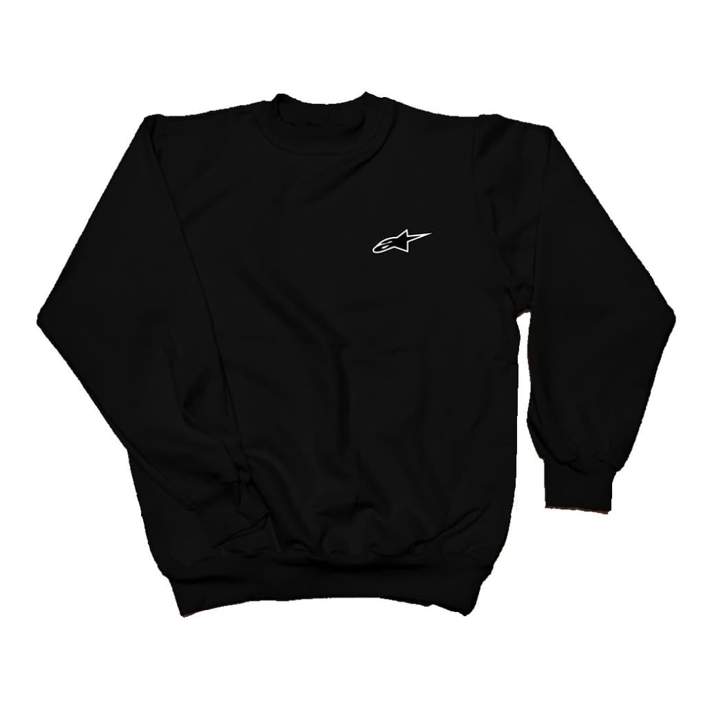 Moletom Gola Redonda Alpinestars Classic Casaco Flanelado Lançamento