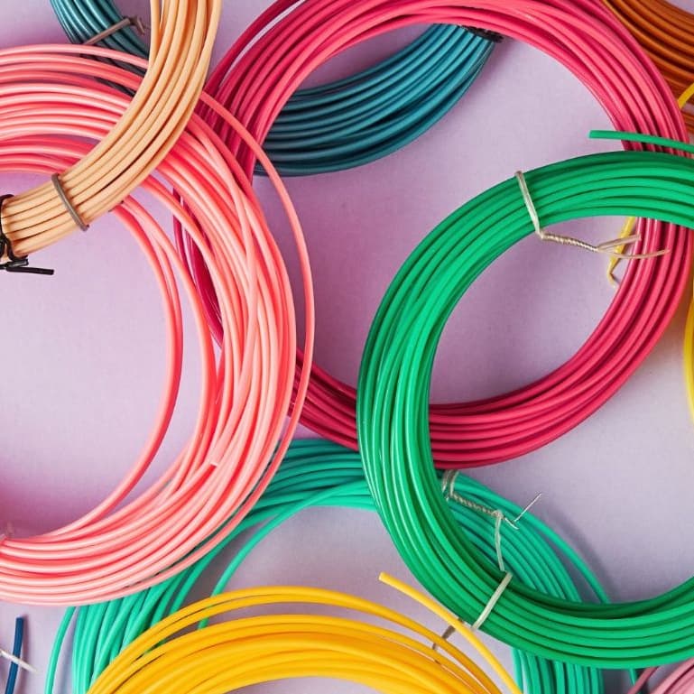 Kit Refil de Filamento ABS para Caneta 3D – 5 Cores | 25m Total - ENVIO RÁPIDO