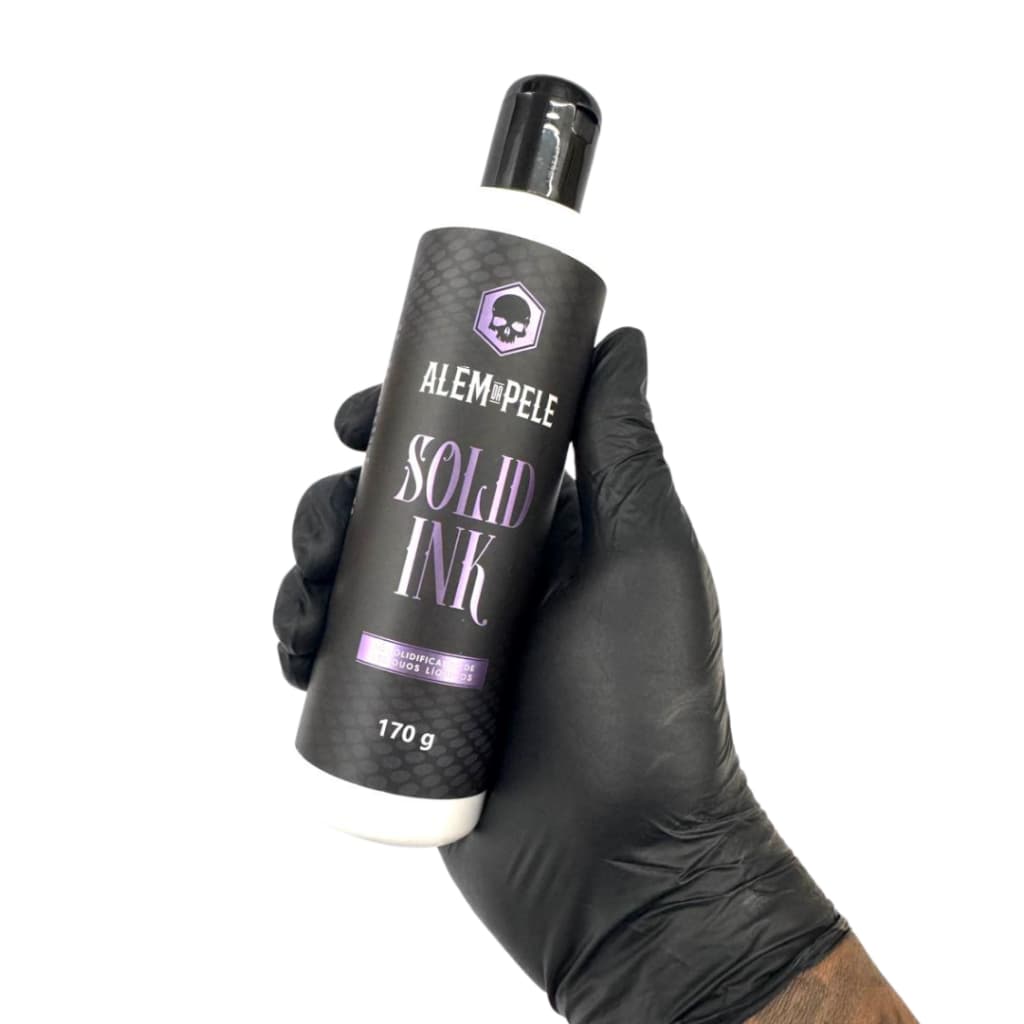 Solidificador de liquidos para tinta de tatuagem Solid Ink Além da Pele 170g