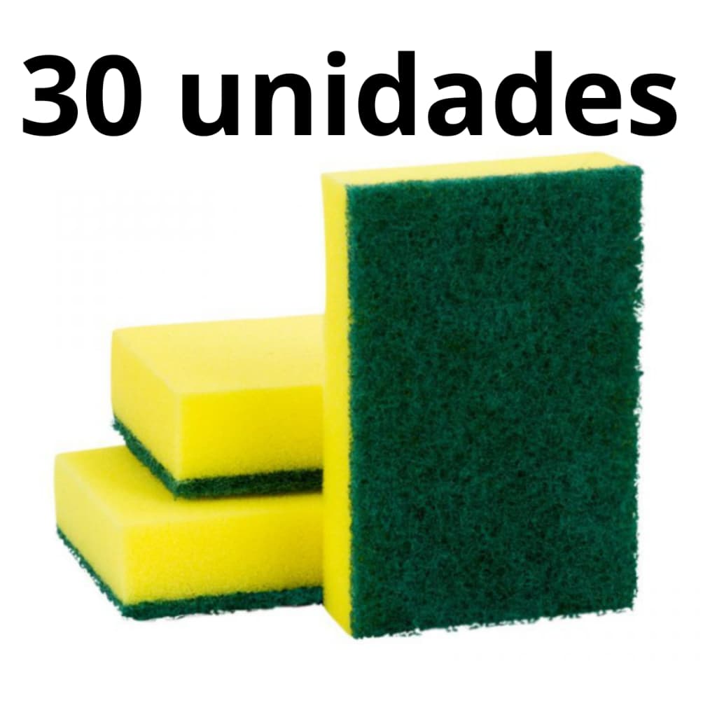 KIT 30 Esponja de Louça Bucha de PIA