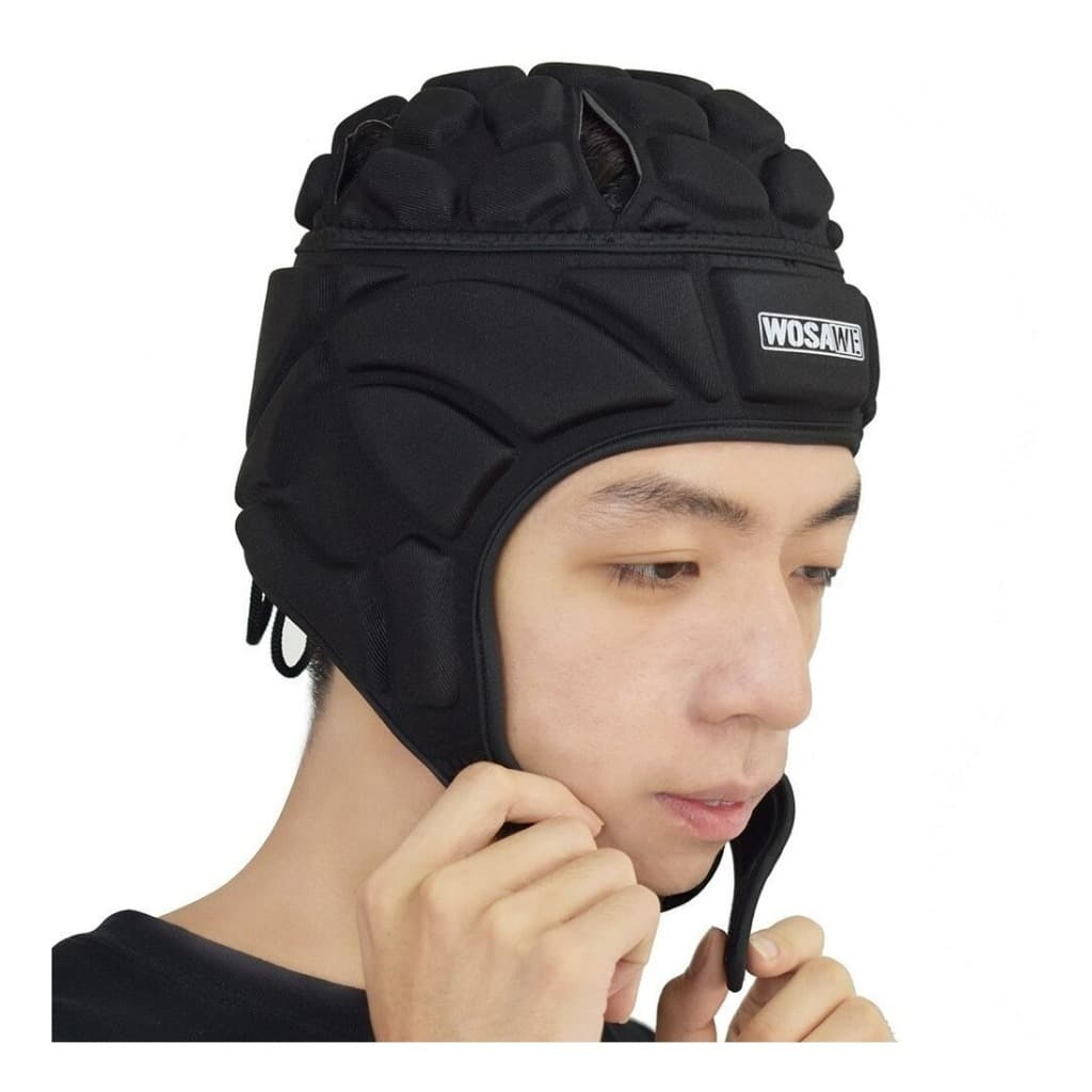 Capacete Proteção Esportes Futebol Goleiro Rugby MMA Jiu-Jitsu Proteger Orelhas Pos Operatorio