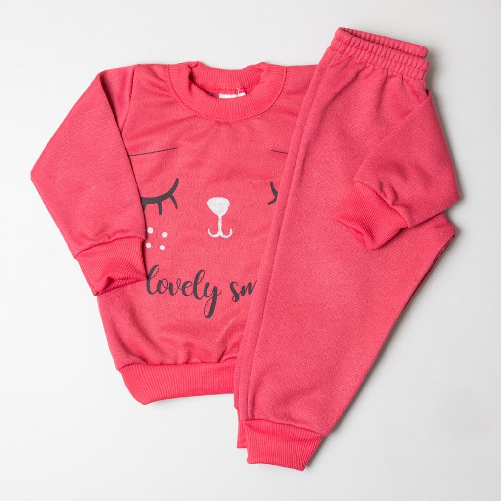 Conjunto Moletom Bebê Menina para Inverno