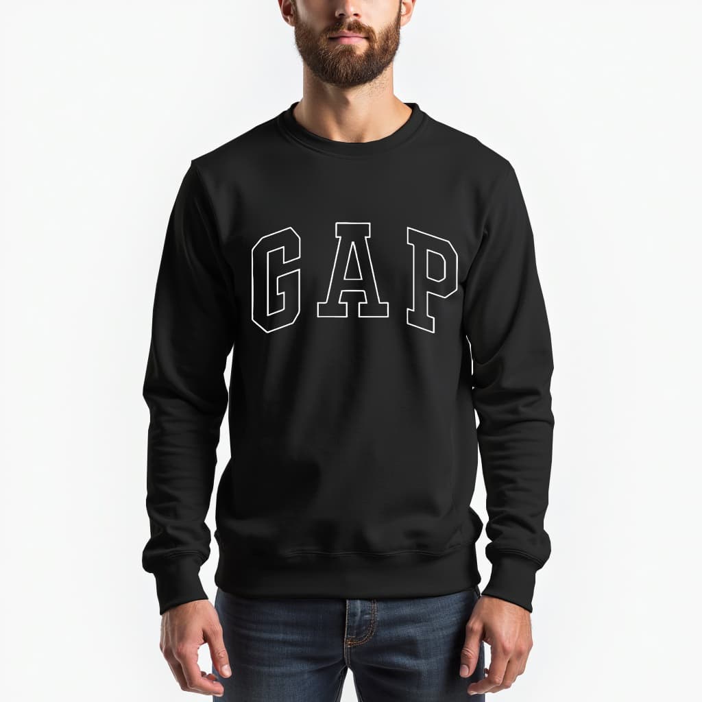 Blusa de Moletom Gap Casaco Gola Careca