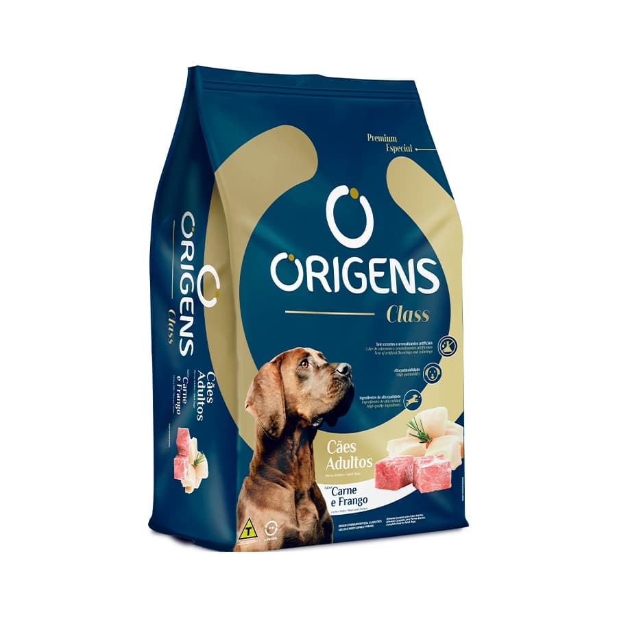 Origens Class Cães Adultos Carne e Frango 15 kg