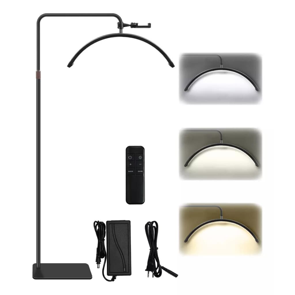 Luminaria Meia Lua Estetica Mesa 3 Tons Ajustavel Salao Beleza Limpeza De Pele