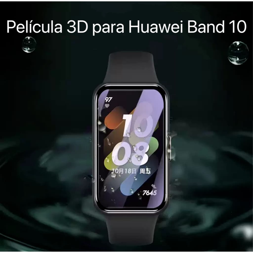 Película de Gel 3D Para Smartwatch Huawei Band 8 9 10
