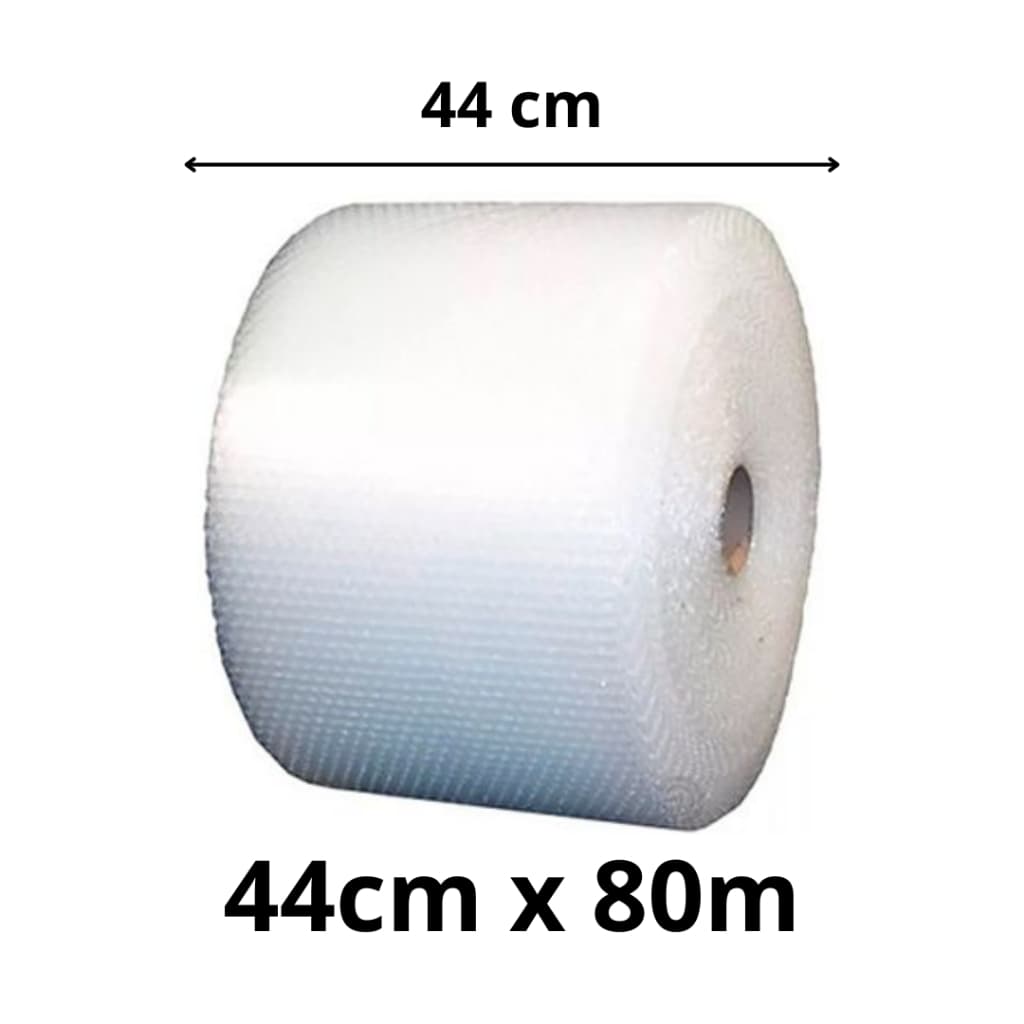 Plástico Bolha 44cm X 80m Ideal Para Vendas Ecommerce Embalagens em Geral Mudanças