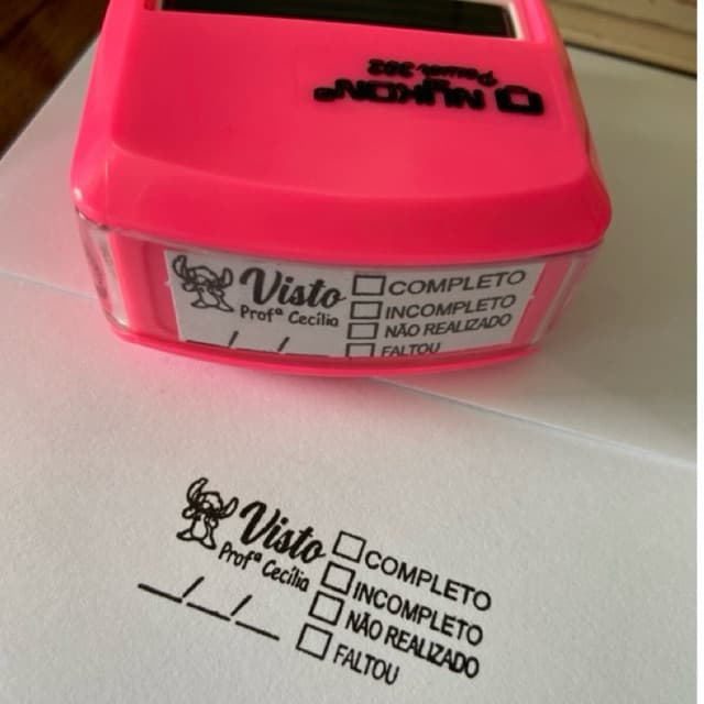 Carimbo Personalizado, Personalize seu carimbo