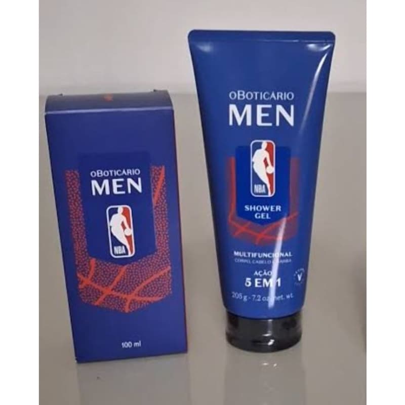 Kit Men NBA Desodorante Colônia e Shower Gel
