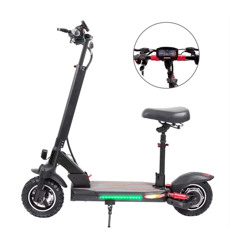 Patinete Scooter Elétrico Off Road 450W 120KG Adulto 10 Polegadas