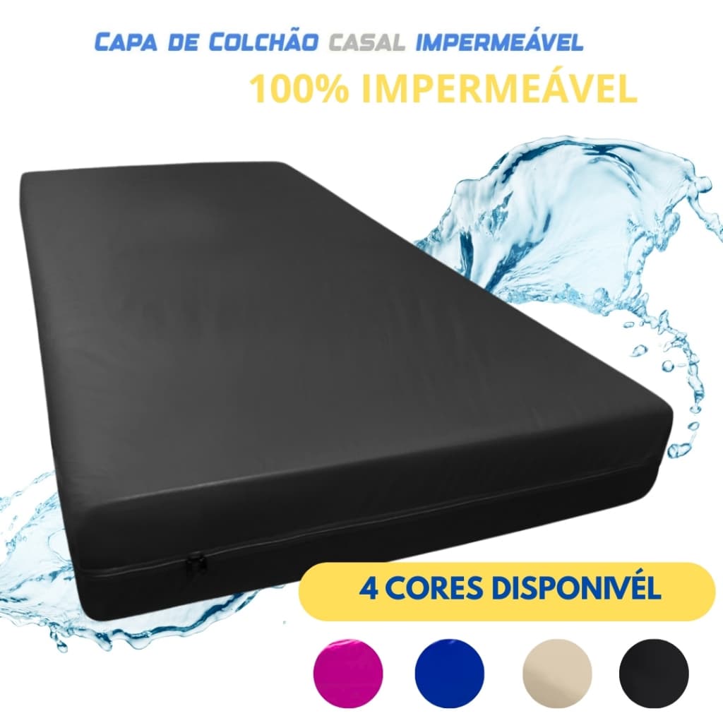 Protetor De Colchão Impermeável Capa Colchão Napa Premium Vários Tamanhos