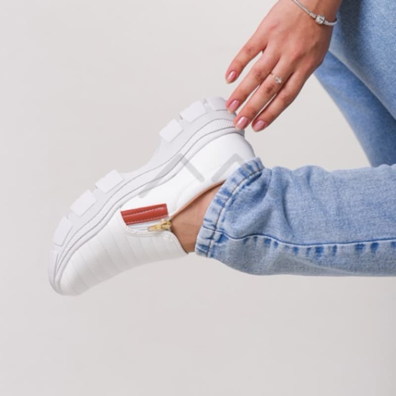 Tênis Sapatênis Sapatilha Feminino Casual Slip On Com Zíper Confortável Envio Imediato