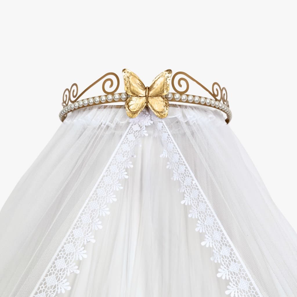 Dossel com mosquiteiro tule para berço