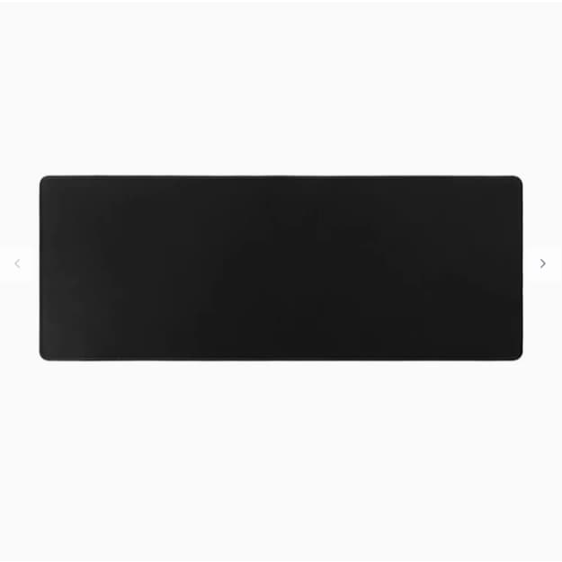 Mouse Pad Preto Grande Liso 30 x 70cm