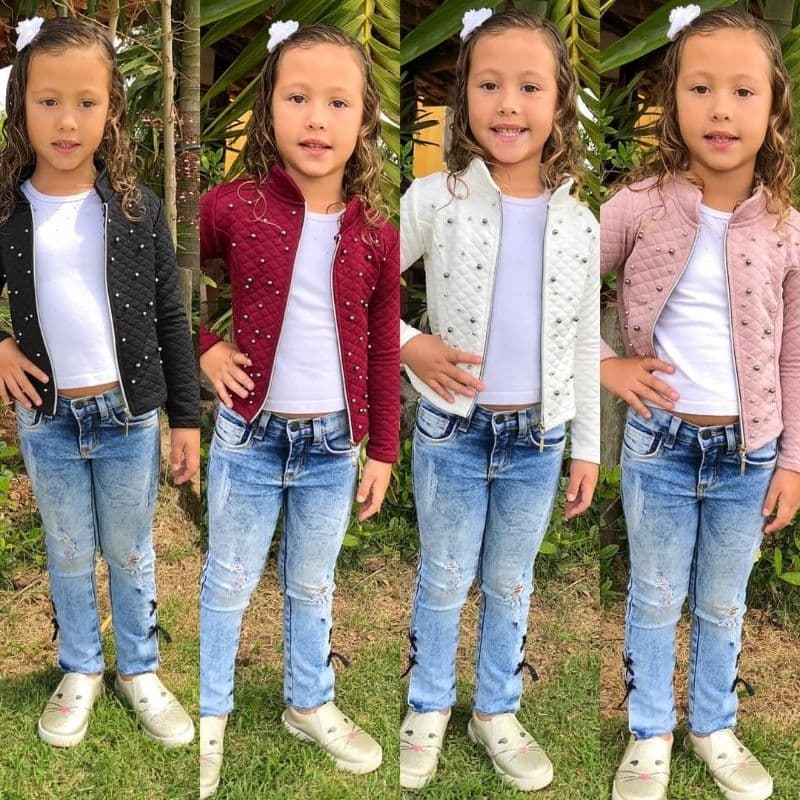 casaco🌸 jaqueta infantil menina 🌺 para sua princesinha 🥰😍