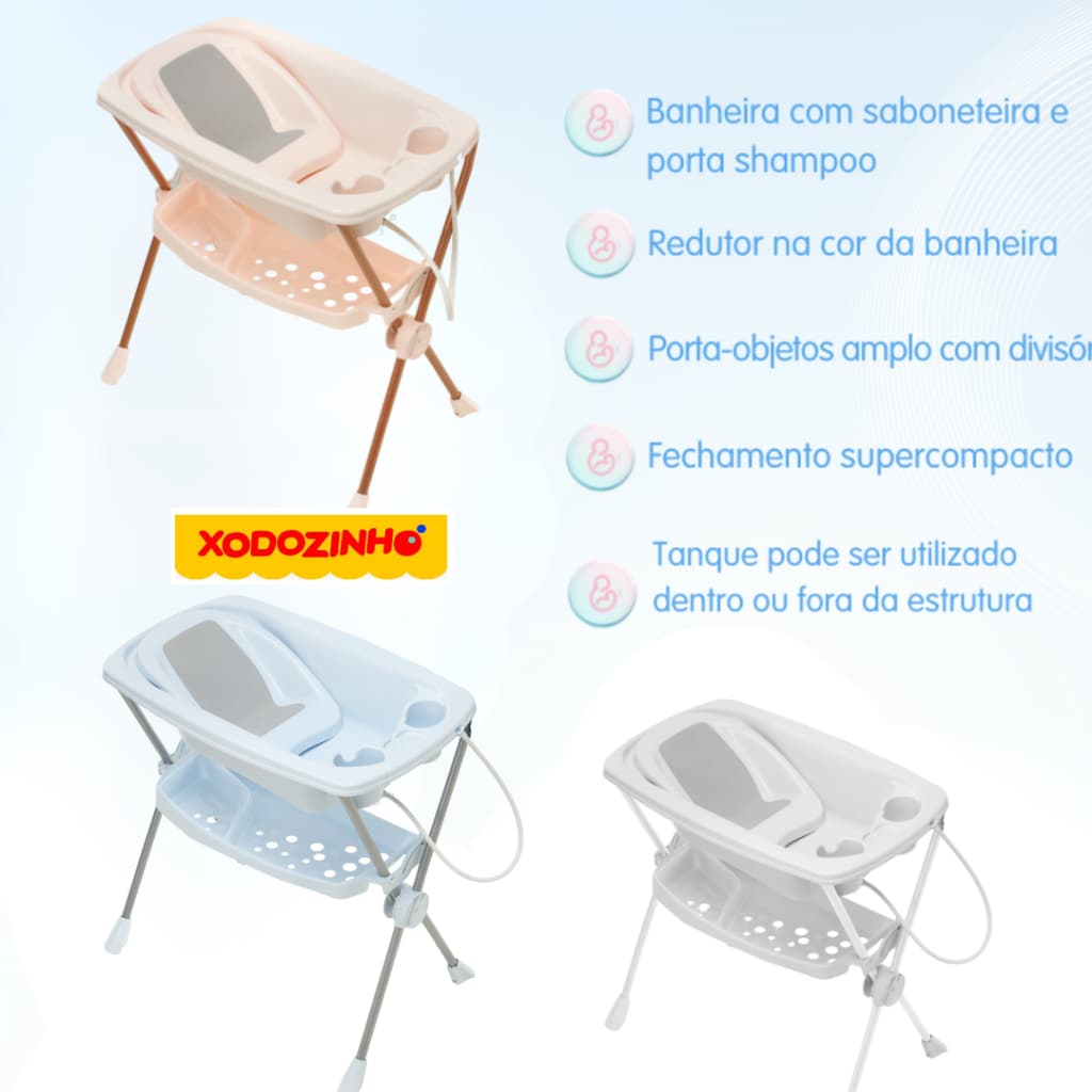 BANHEIRA GALZERANO ACQUA PREMIUM COM SUPORTE