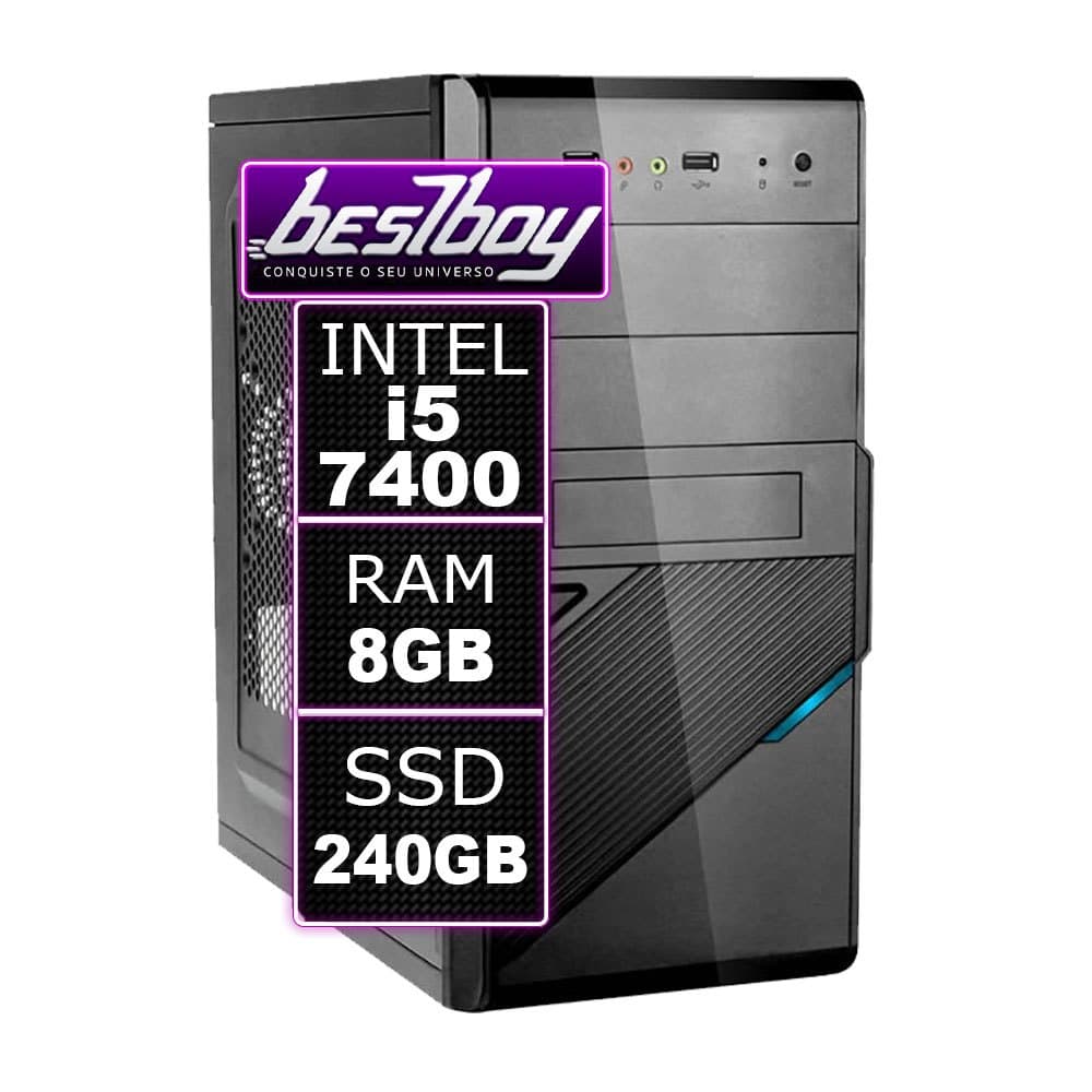 Computador BestPC i5-7400 8GB RAM SSD 240GB Windows 10