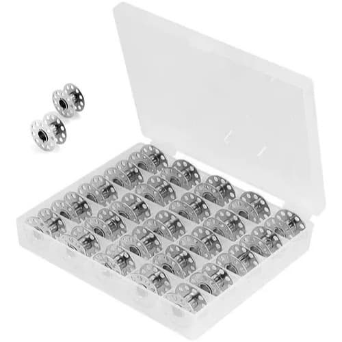 KIT COM 25 BOBINAS RETA INDUSTRIAL + ESTOJO ORGANIZADOR