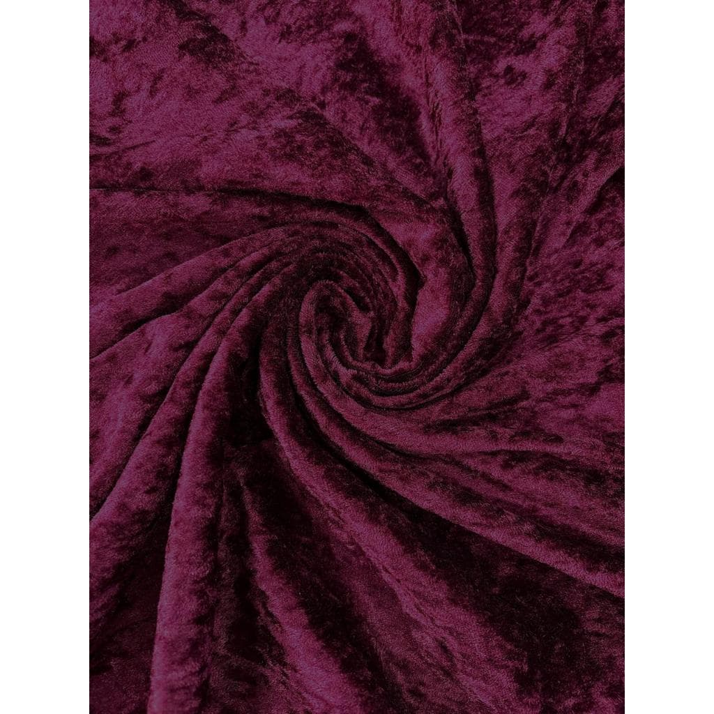 Tecido Veludo Molhado Burgundy 1,50 mt largura
